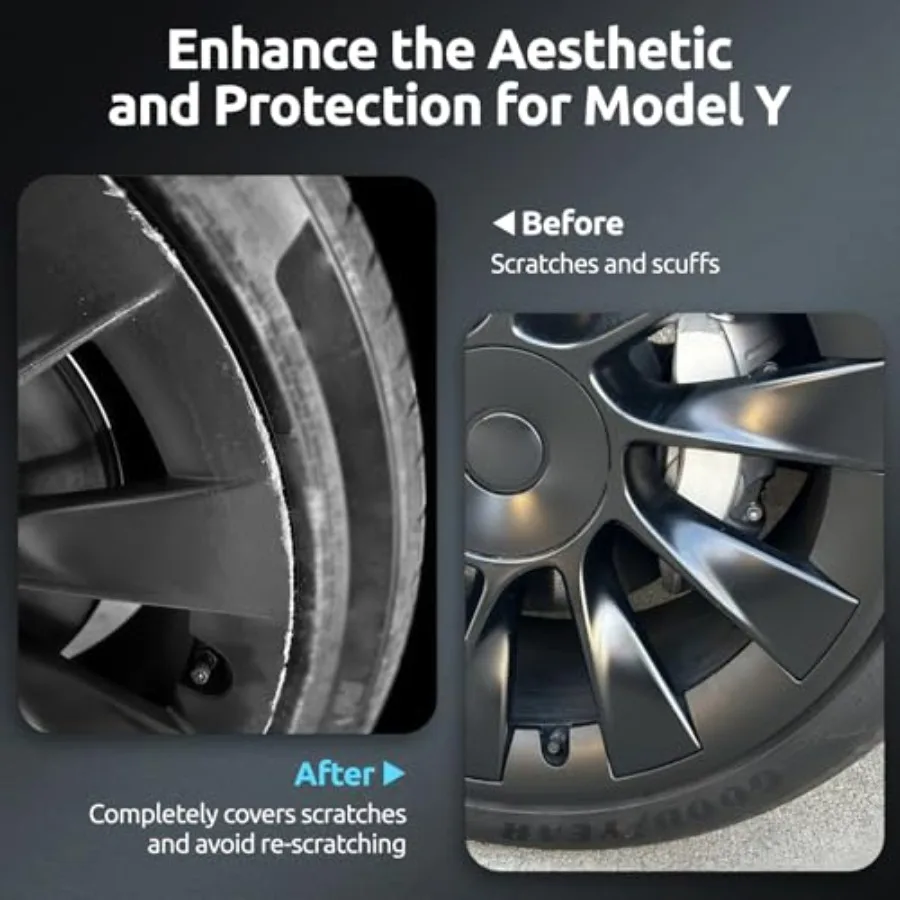 Wheel Rim Protector for 20 Inch Induction Wheels All-in-one Car Tire Trim Rings Rim Case Hubcaps Wheel Cover Accories