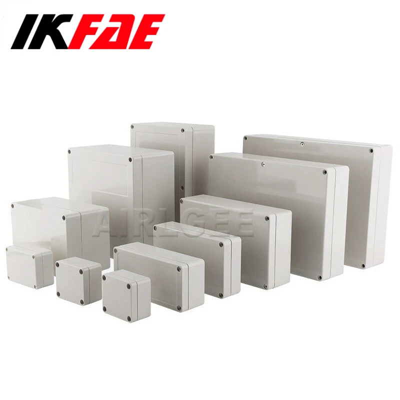 Ip66 OutdoorWaterproof  Electrical Junction Box Plastic ABS Junction Box Screw Cable Custom Waterproof Junction Box