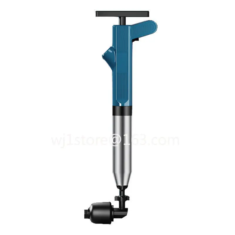 New Stainless Steel Toilet Plunger One-Push Drain Cleaner Magic Tool for Toilet Blockages Universal Tool