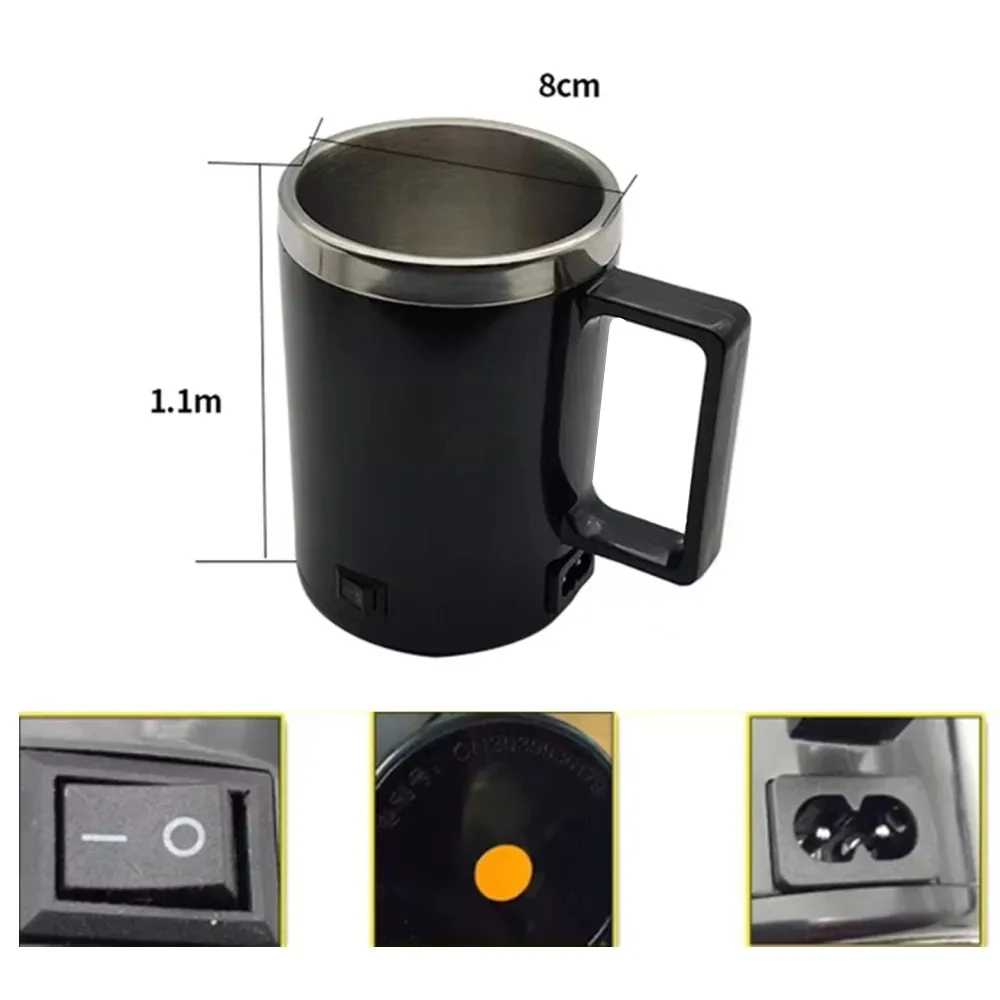Car Headlight Restoration Kit Headlamp Repair Fluid Polish Remove Yellowing Scratches Oxidation Heating Cup Sandpaper US Plug Universal