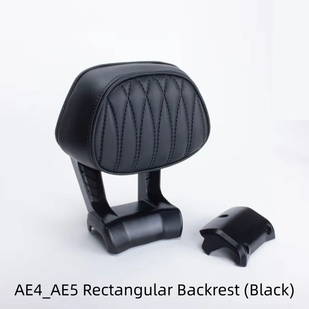 For ZEEHO AE4/AE5 Rustproof Integrated Aluminum Backrest Bolt-On Installation No Frame Cutting Relieve Long Ride Waist Soreness