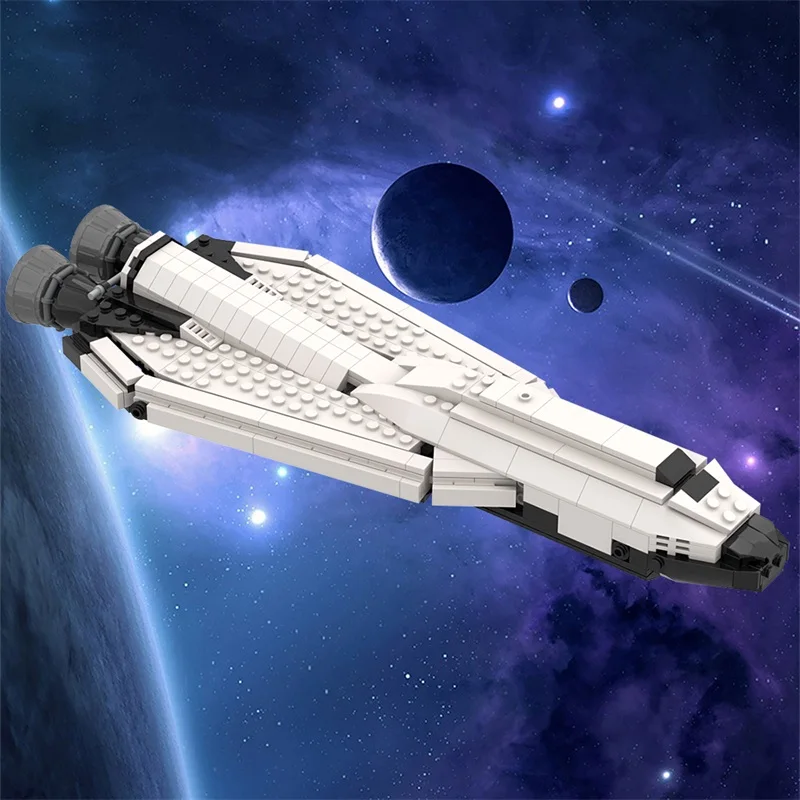 

Movie MOC-149262 Traveler's Spacecraft Building Blocks Sets Space Sojourner 1 Destroyer Model Explore Toys For Kids Holiday Gift