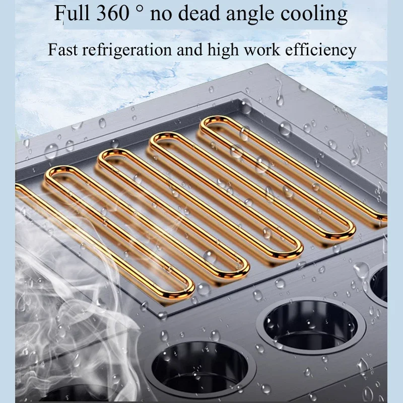 Commercial Practical Yogurt Frying Machine Fried Ice Cream Roll Machine Single-Pot Stir-Fried Milk Roll Machine