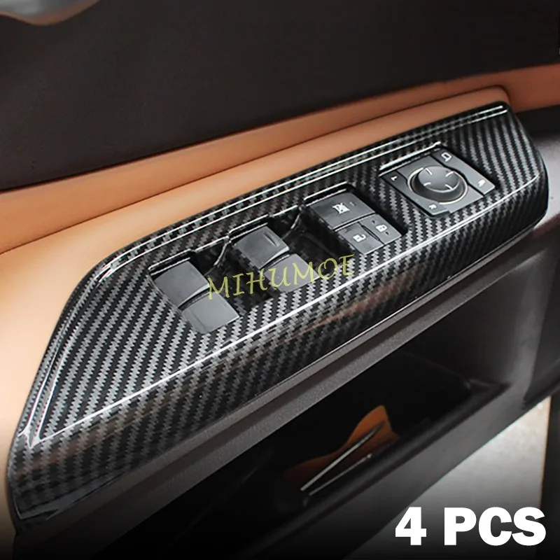 

For 2019-2025 Lexus ES250 ES300h ES350 LHD Carbon Fiber Interior Door Window Switch Panel Cover Trim Accessories 2024 2023 2022