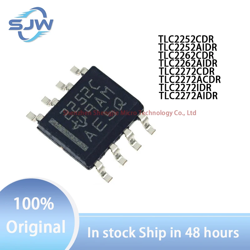 

TLC2252CDR TLC2252AIDR TLC2262CDR TLC2262AIDR TLC2272CDR TLC2272ACDR TLC2272IDR TLC2272AIDR encapsulation SOIC8 Op amp chip