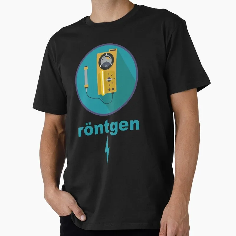 Rontgen Chernobyl Nuclear Disaster Memorial Gift T shirt Danger Exclusion Zone Ghost City Pripyat Graphic Clothes US Size Tops
