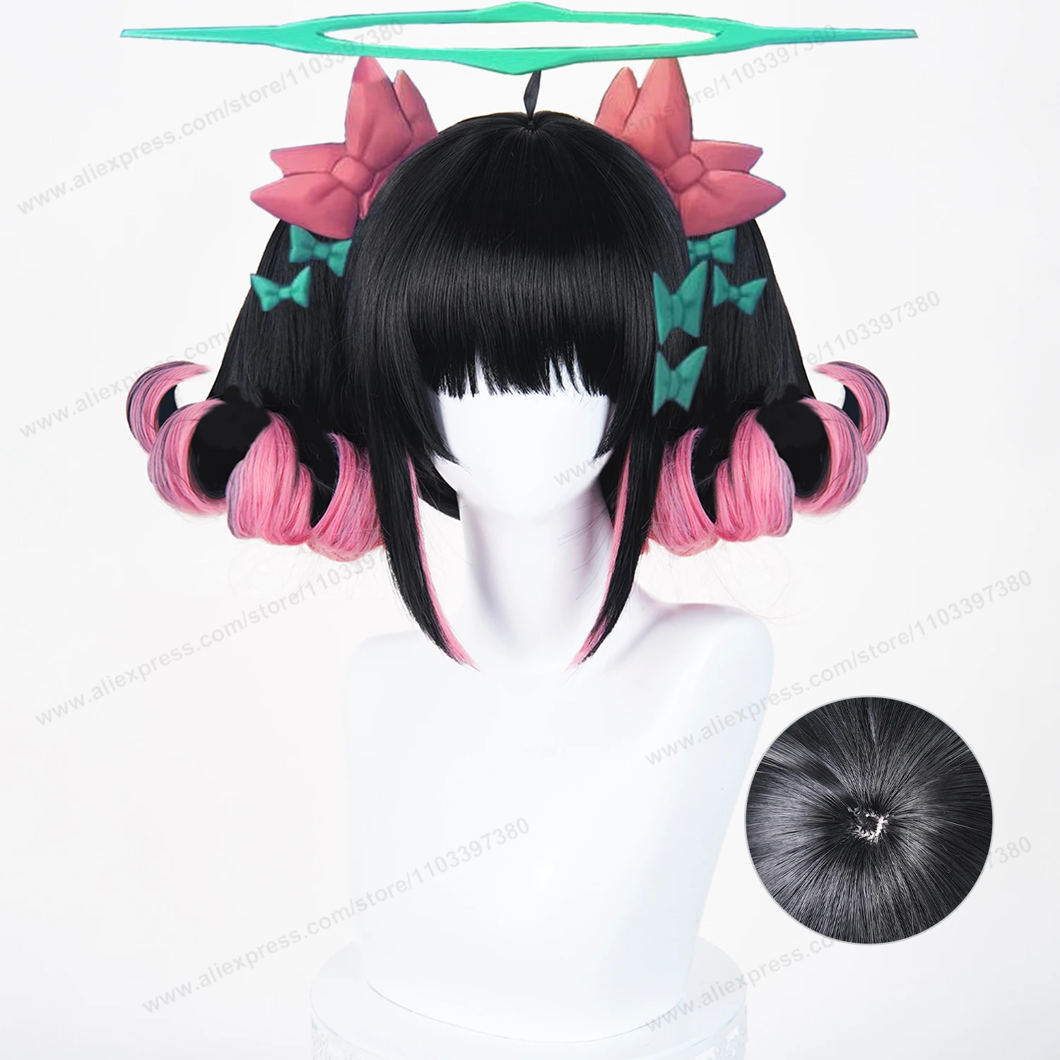 ZZZ Nangong Yu Cosplay Wig 30cm Short Woman Hair  Anime Cosplay Wig Halloween Heat Resistant Synthetic Wigs