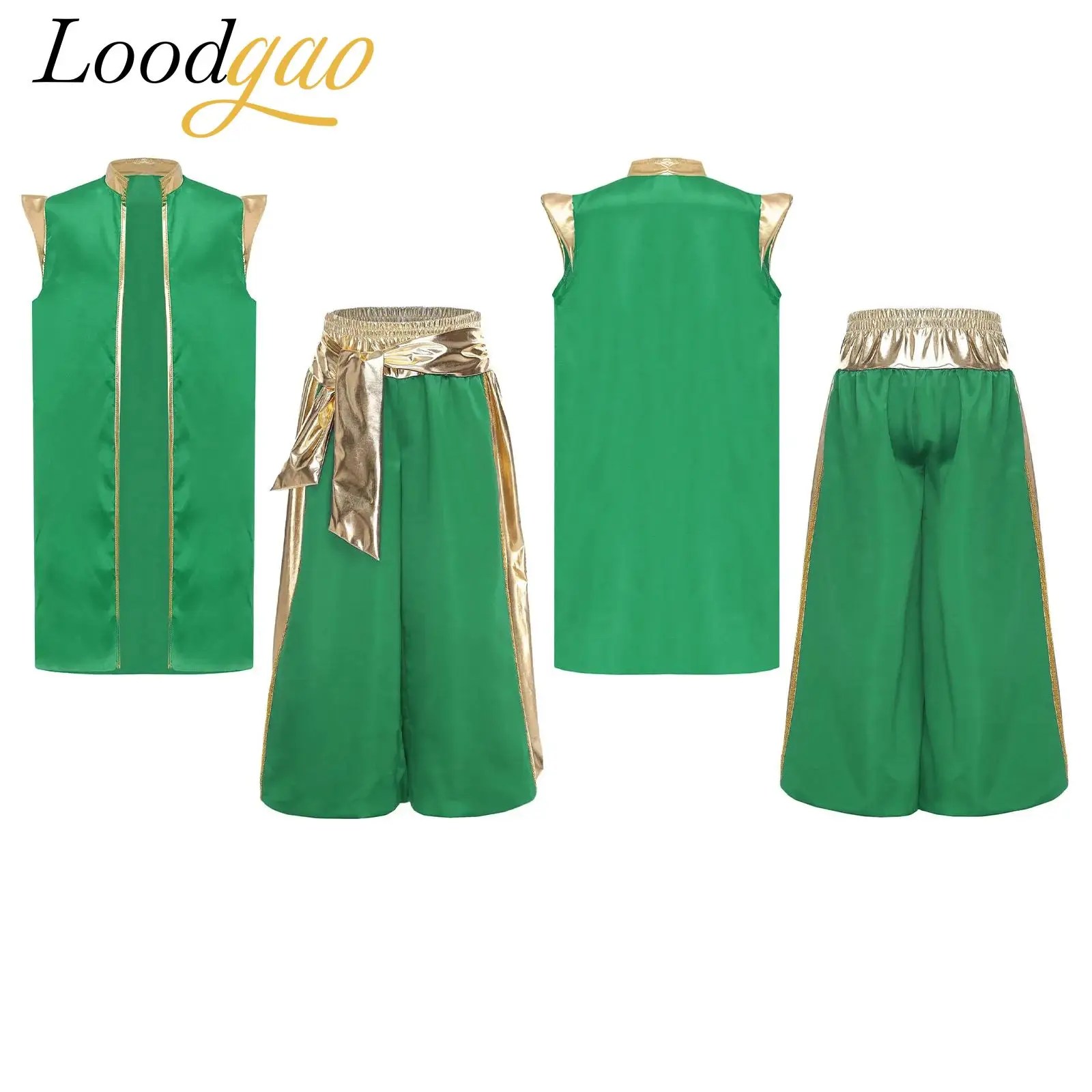 

Childs Arab Outfits Kids Boys Arabian Prince Costume Party Role-play Cosplay Persian Bloomers Harem Pants Halloween Dress Up