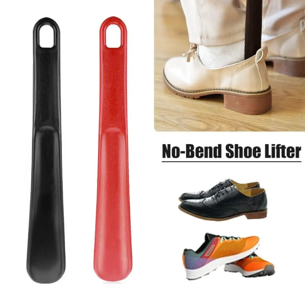 

Портативный рожок для обуви, пластиковый рожок для обуви в форме ложки, съемник для обуви с короткой ручкой, подъемник для обуви