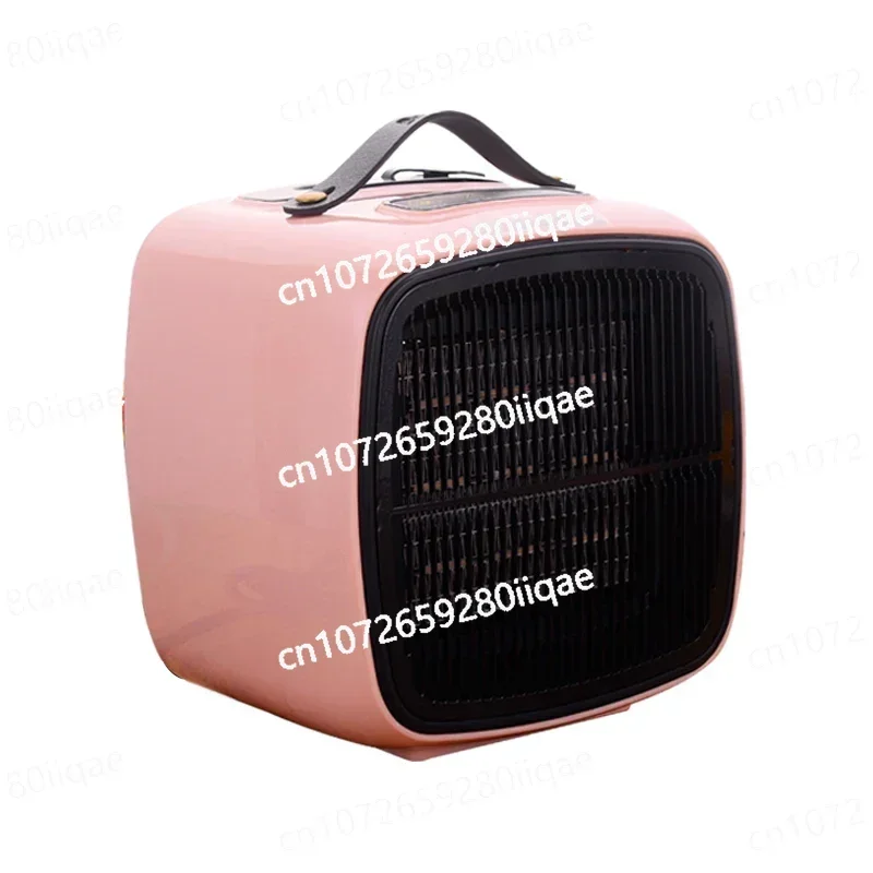 Pink Love Snowflakes Ceramic Heater 220V Winter Warmth Air Blower - Home Decorative Electric Space Heater