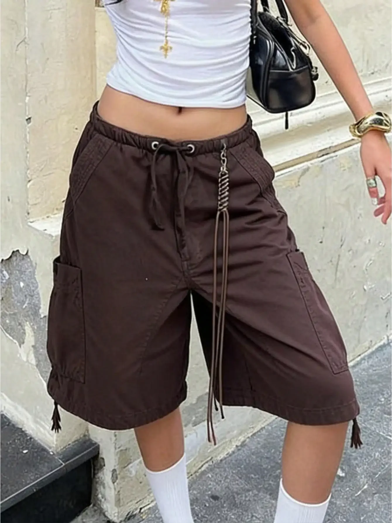 

Womens Jean Shorts Casual High Waist Distressed Denim Shorts Athletic Workout Shorts With Pockets
