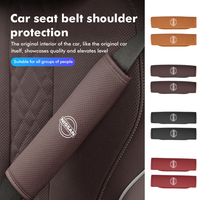 Leather Car Seat Belt Cover Safety Belt Shoulder Protection Pad For Nissan Qashqai Juke Sentra Altima Versa Maxima Almera Rogue