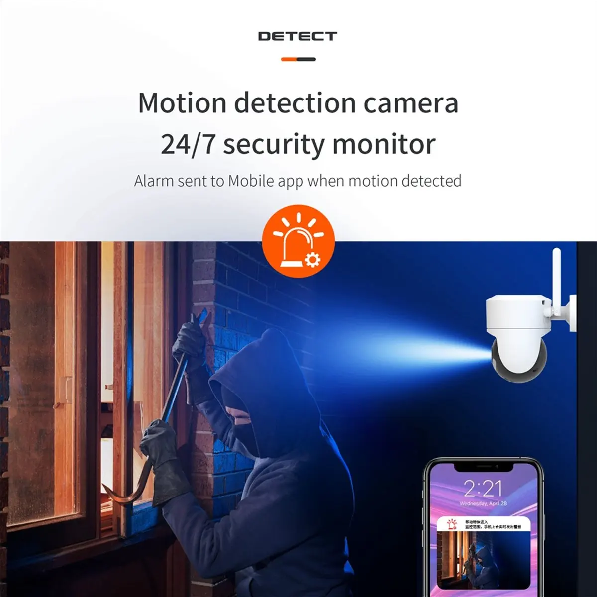 

Умная камера Tuya для улицы, беспроводная Wi-Fi 2,4G/5G HD 4MP, вращающаяся камера наблюдения, видеокамера ночного видения, вилка стандарта США