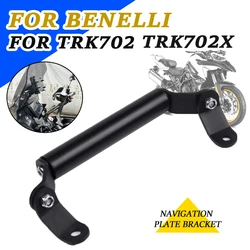 Motosiklet aksesuarları akıllı telefon GPS navigasyon plaka braketi tutucu adaptörü için Benelli TRK 702X TRK 702 X trtr2x TRK702 X