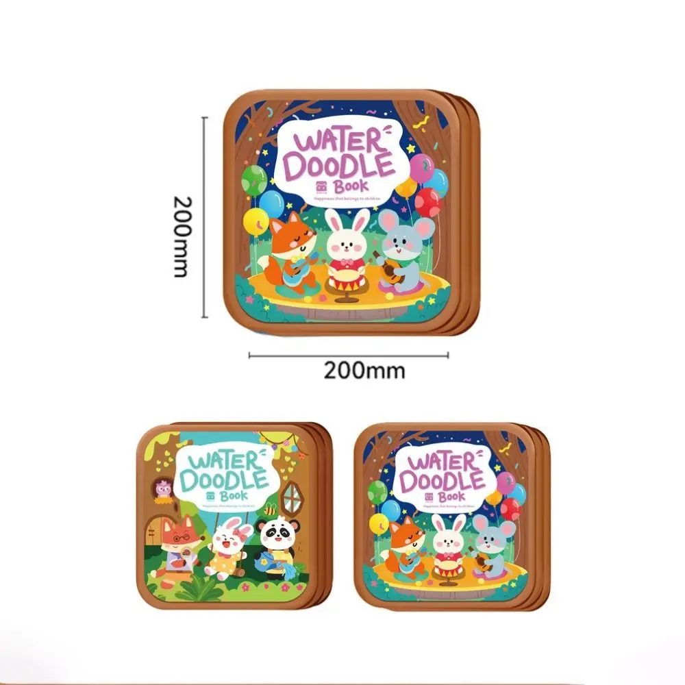 With Pen Water Drawing Book Clean Water Reusable Reusable Coloring Book Multi-scene DIY Design Magic Drawing Book Learning