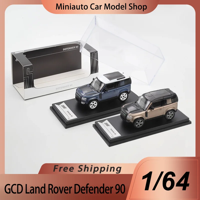 

New In Stock Gcd 1:64 Land Rover Defender 90 Alloy Miniature Diecast Model Land Rover Suv Car Model Custom Toy Kid Gift