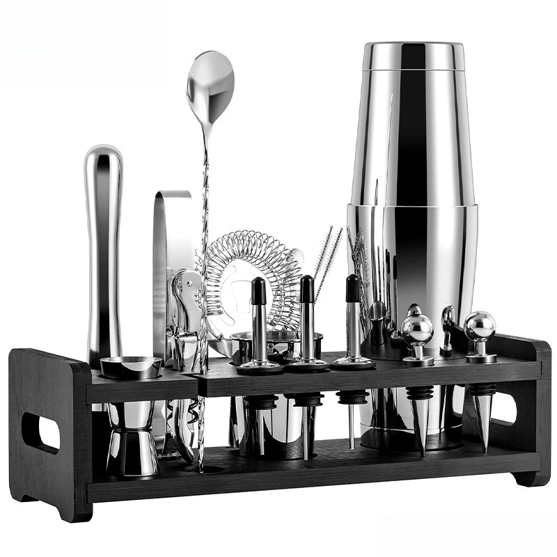 

Mixer, Set, Two Stage, Stainless Steel, Cocktail, Bar, Tools, Shaker