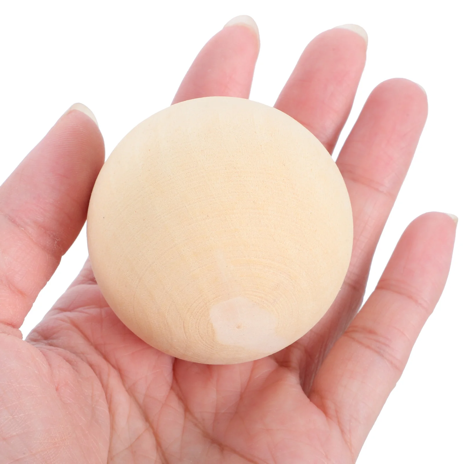 10 قطعة من الخرز الخشبي الكبير، سطح أملس غير مسامي للأطفال، ديكورات الحرف اليدوية، أنشطة الرسم، اللعب الآمن #4