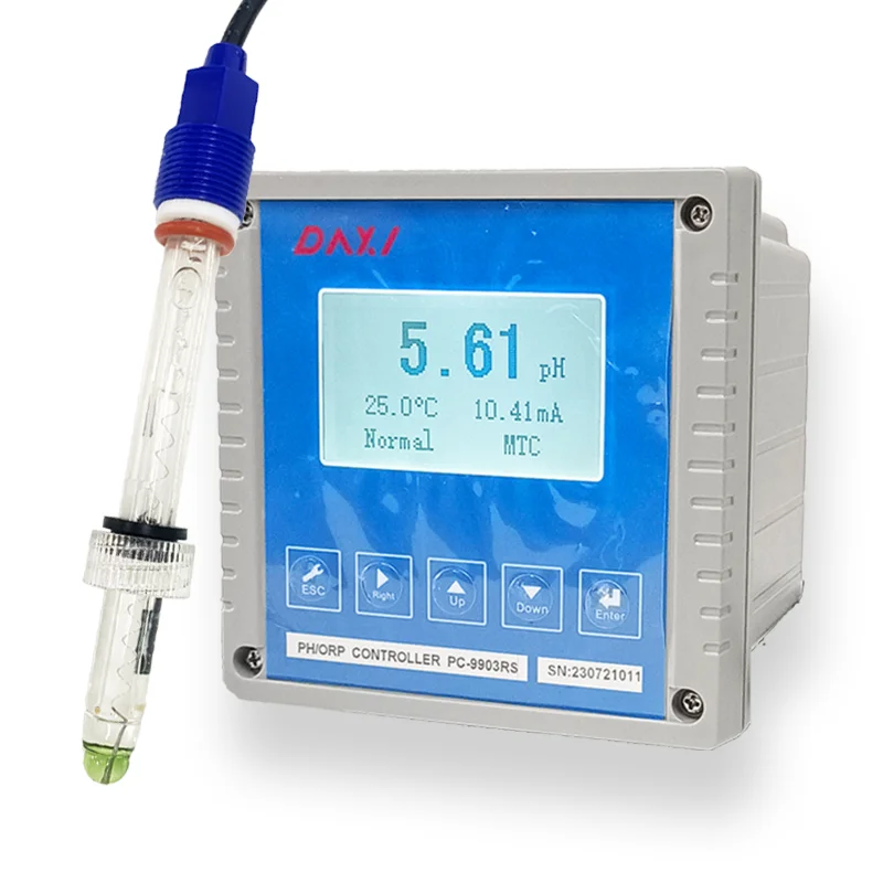 Micro medidor de ph, suelo de agua, ec, tds, controlador con bomba dosificadora química automática y electrodo de ph para hidropónico