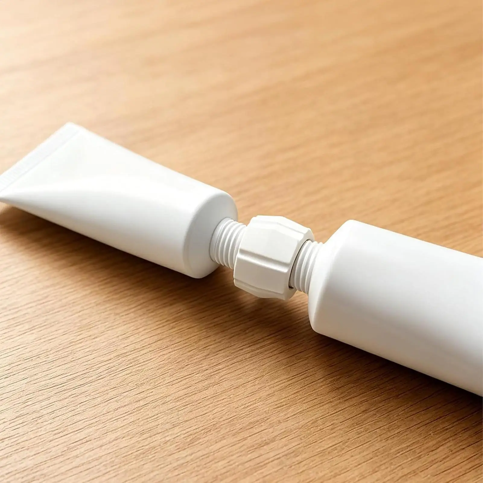 Toothpaste Refill Adapter Reusable Toothpaste Transfer Connector compact tubular connectors bathroom converter accessory