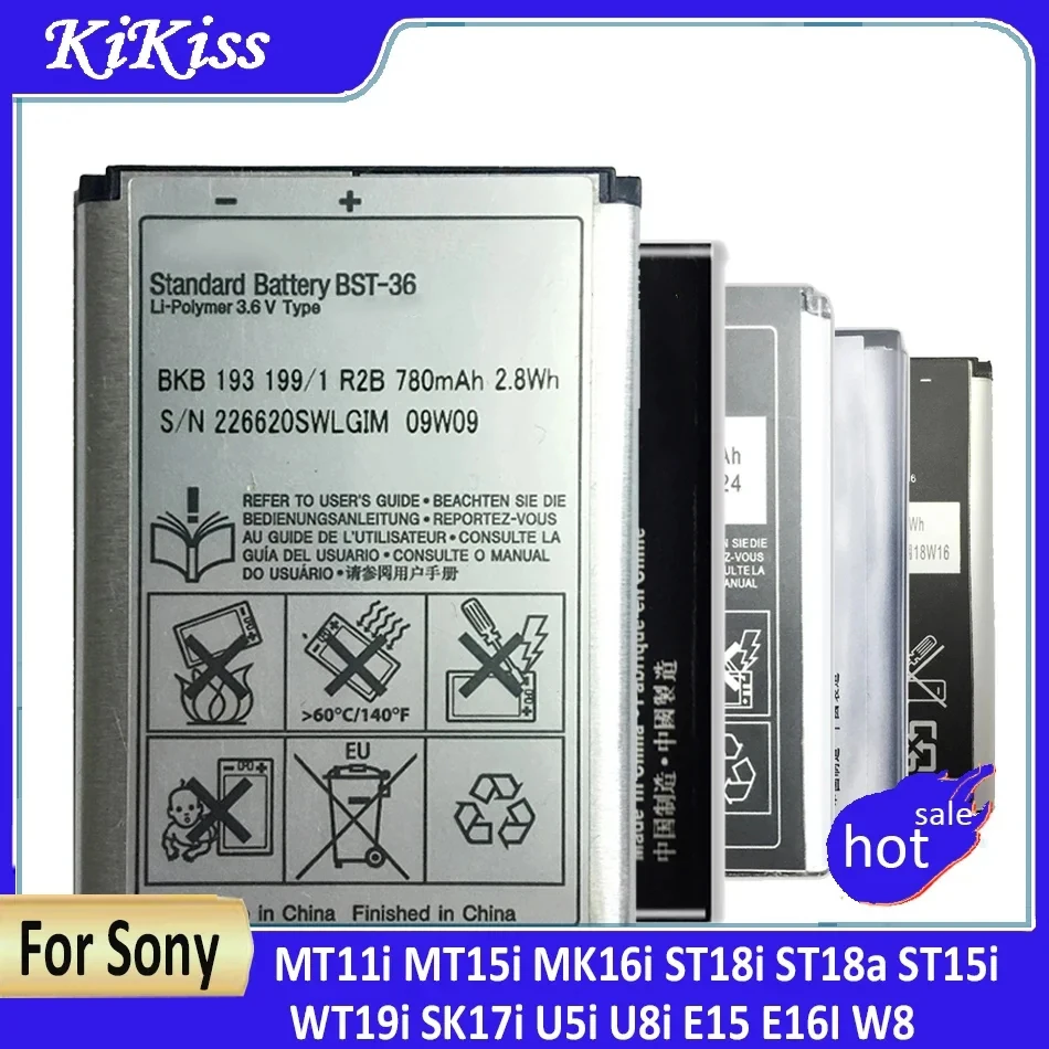 

EP500 BA700 Battery For Sony Ericsson Xperia WT19i SK17i U5i E15 ST15i U8i E16I MT11i MT15i MK16i ST18i st18a