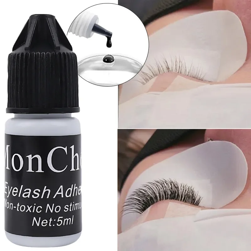 5/10ml Graft Eyelash Glue Quickily Drying Waterproof Lasting No Smell No Irritant Black Eyelashes Extension Glue Makeup Tools