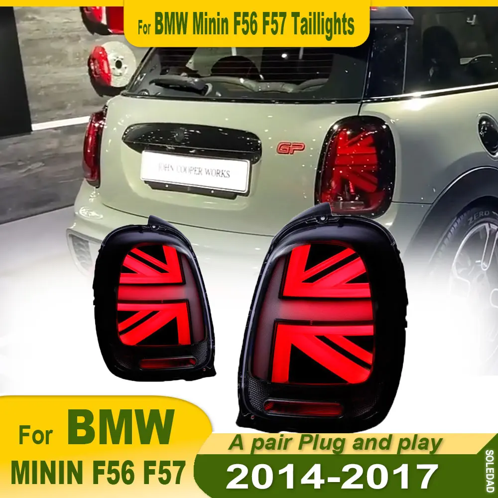 2pcs Car LED Tail light For Mini Cooper F55 F56 F57 2014-up for BMW Mini F55 F56 F57 Cooper Car LED Rear Lamp Auto Tail LED Lamp