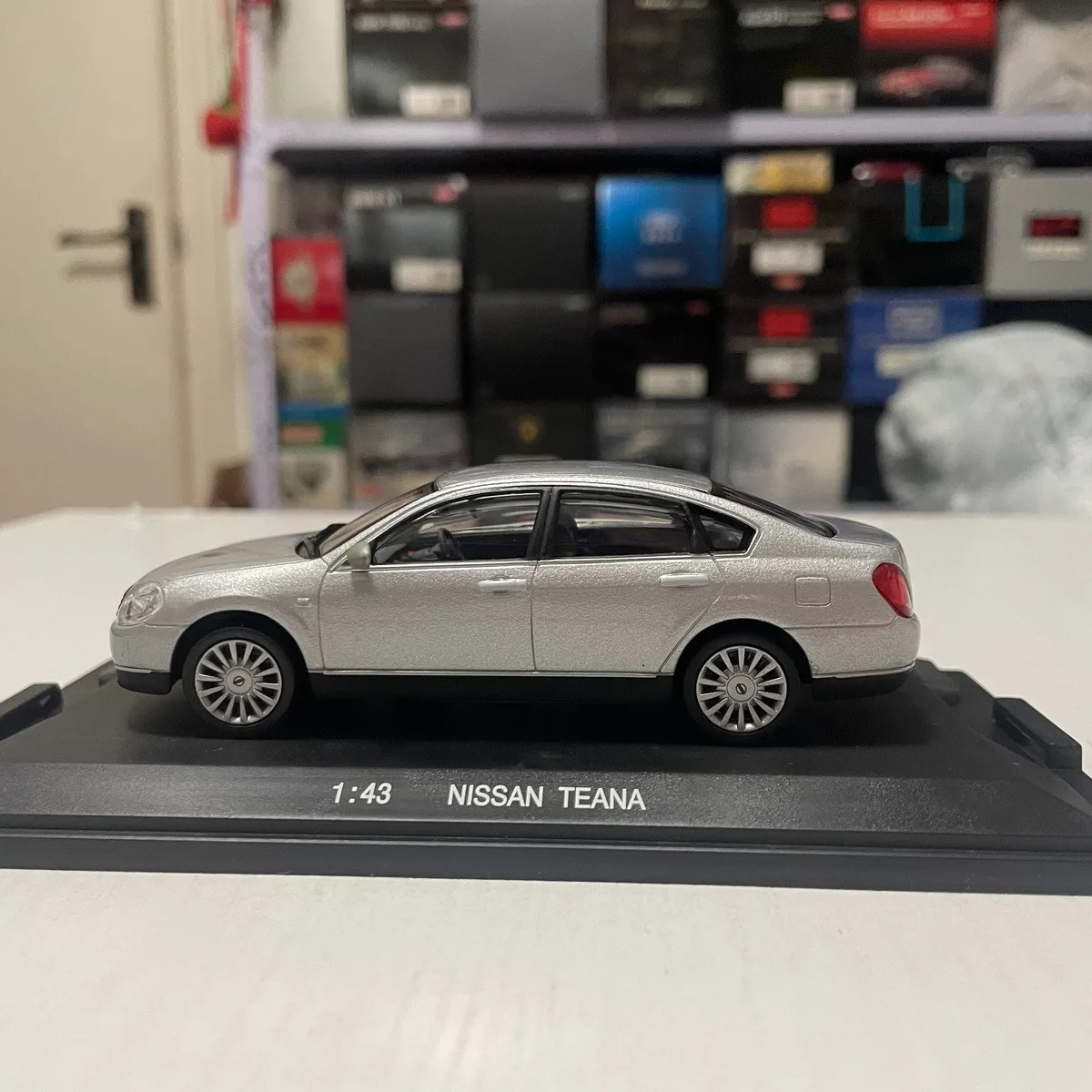 Nissan Teana J31 Alloy Car Model, Coleção Ornamentos, Escala 1:43