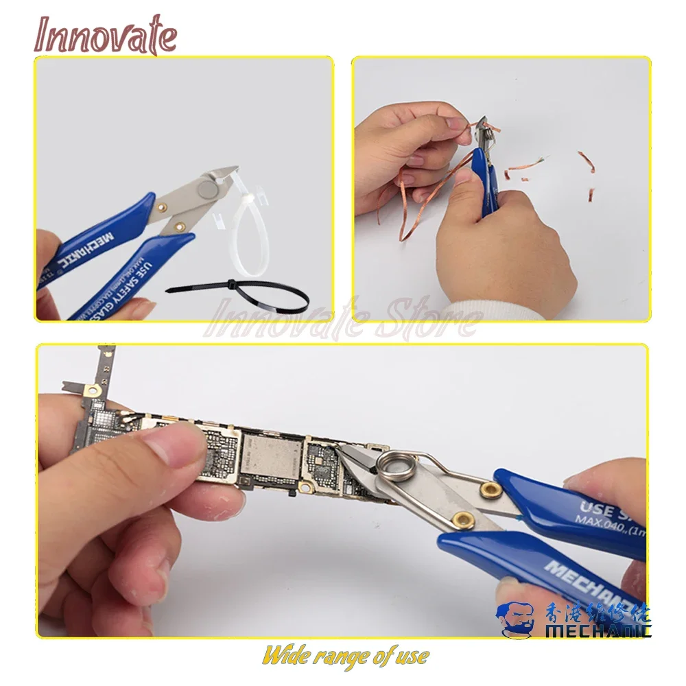 MECHANIC 5 "PRECISION diagonal pliers TS-190 industrial electrician shearing Ruyi pliers Multifunction manual repair tool