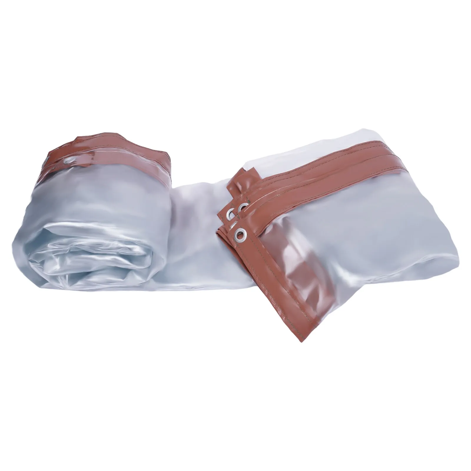 Enclos de patio d'auvent de rideau clair imperméable de PVC de catégorie commerciale