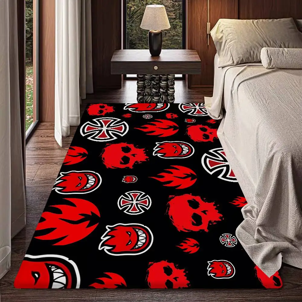 S-Spit F-Fires Logo Bath Mat Kids Room Bedroom Decoration Balcony Anti-Slip Doormat Living Room Alfombra