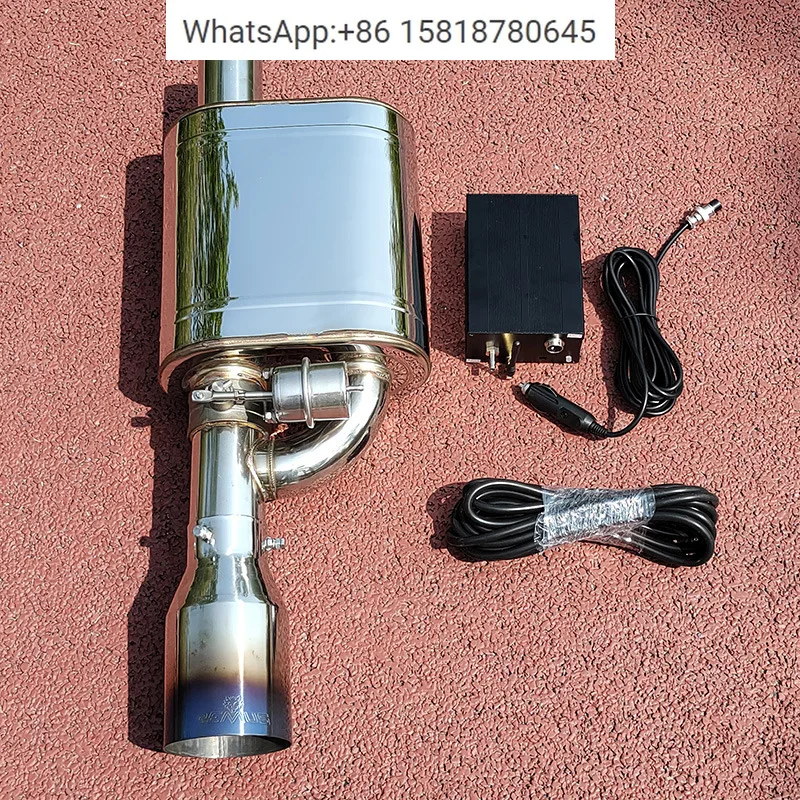 Válvula de escape para coche con control remoto, modificación de sonido, válvula de ondas sonoras, controlador de válvula de escape tipo tambor