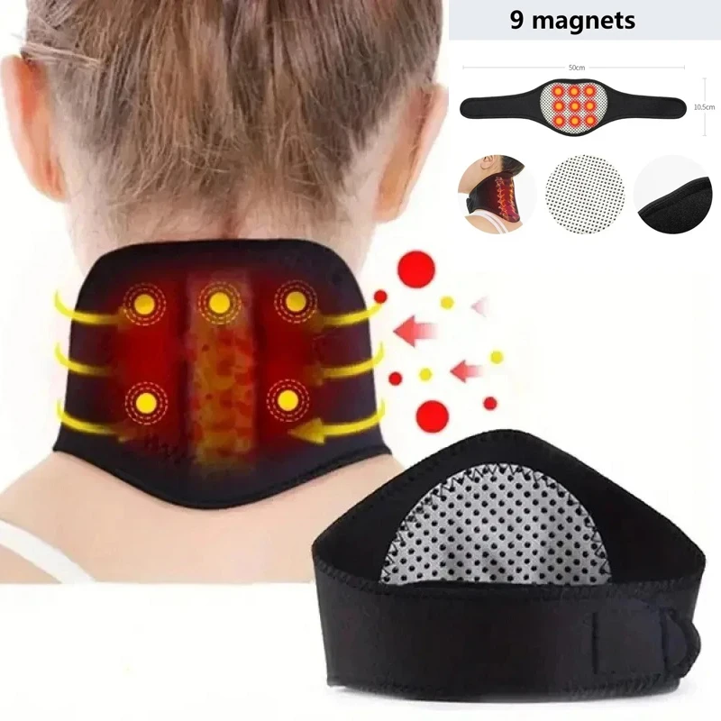 Heating Neck Medium Soft Portable Cervical Pillow With Spontaneous Heat Therapy for Tingling, Pain ,Protecting Cervical Spine;'$