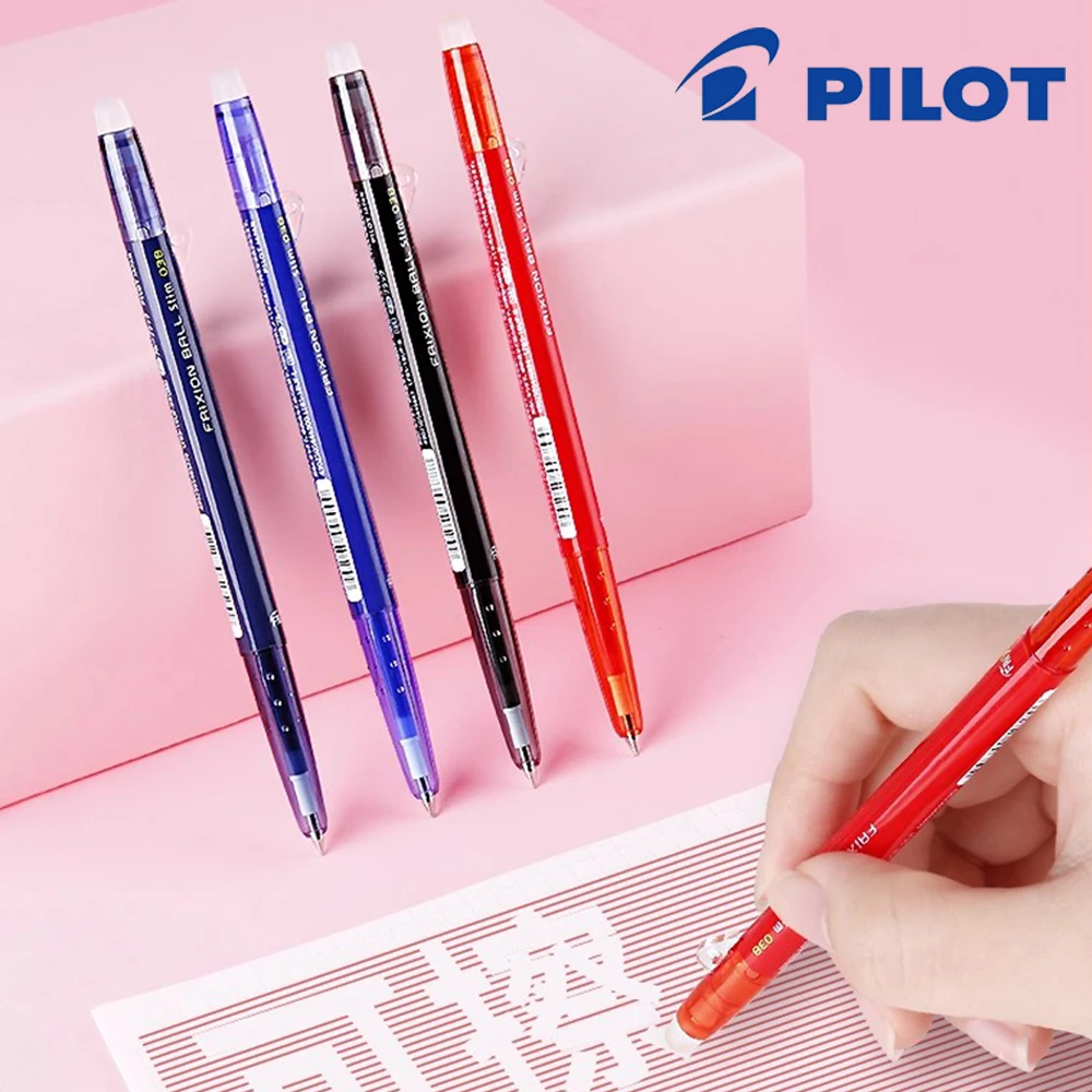 

Japan PILOT Frixion Erasable Gel Pen Set LFBS-18UF Press Replaceable Refillable 0.38mm Red Office Accessories Stationery
