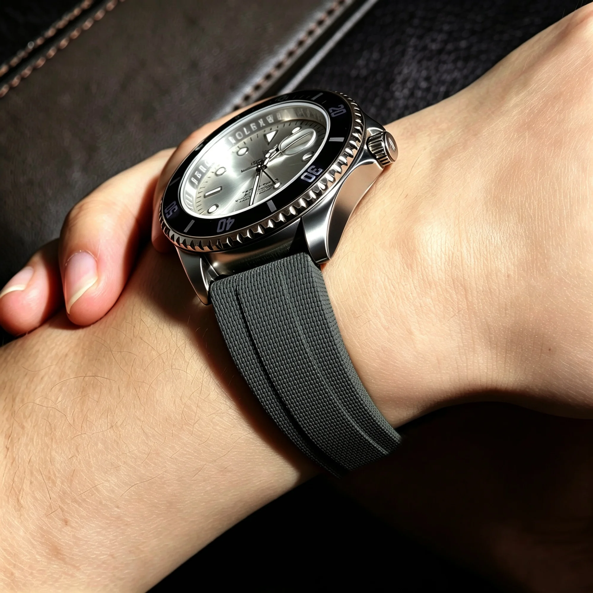 Jam Tangan Karet FKM Dapat Dip - Canvas Strap Watch ulasan dan harga