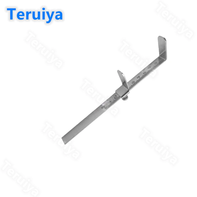 Dental Caliper Digital Vernier Gauge Dental Implant Tool for Vertical Measurement Inlay Crown Bone Ridge Thickness Bone Socket W