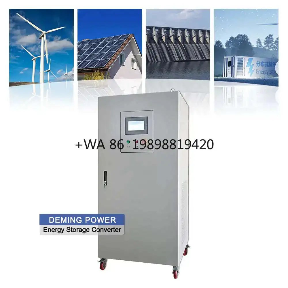 30KW Bidirectional Solar Inverter Off-Grid and On-Grid Compatible PCS Power Conversion System