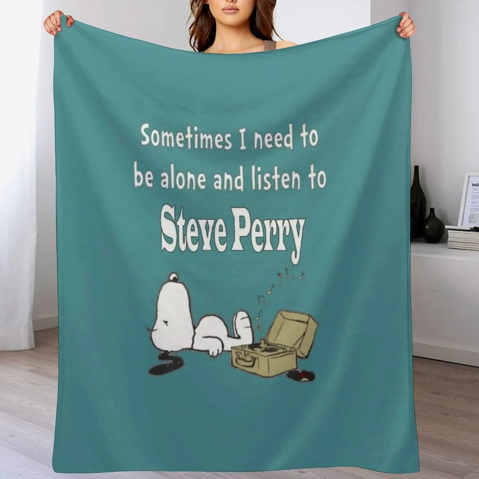 Steve perry journey Throw Blanket