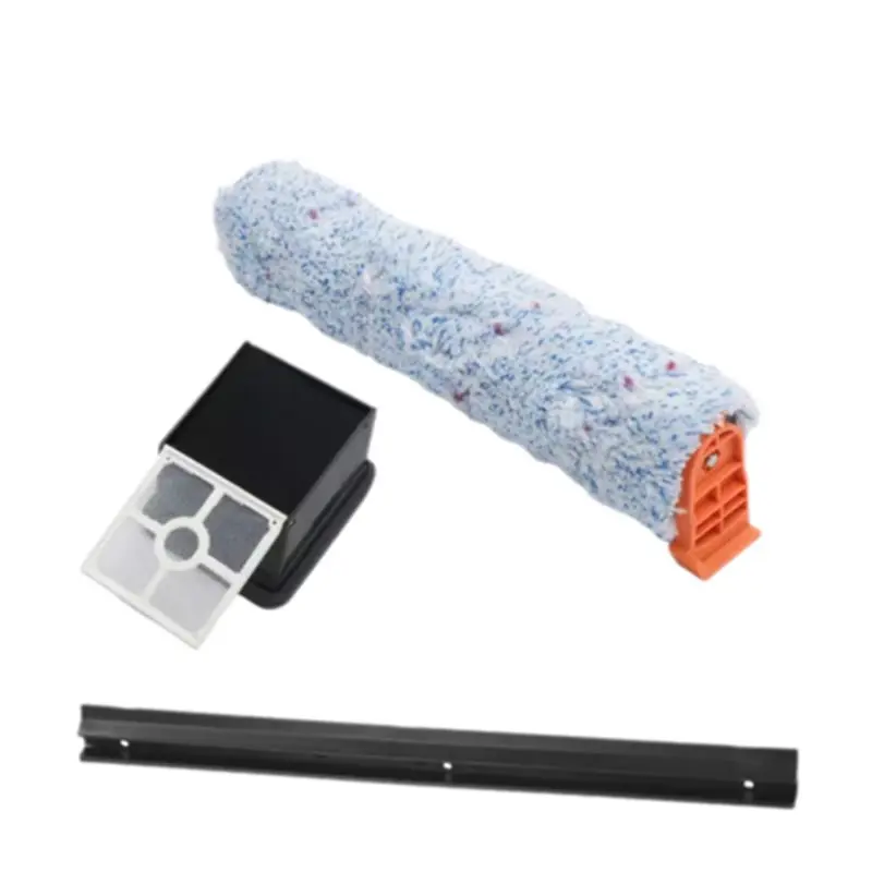B51C استبدال تصفية ممسحة القماش المطاط مكشطة عدة ل ILIFE W90 قطع غيار المكنسة الكهربائية اللاسلكية اللاسلكية