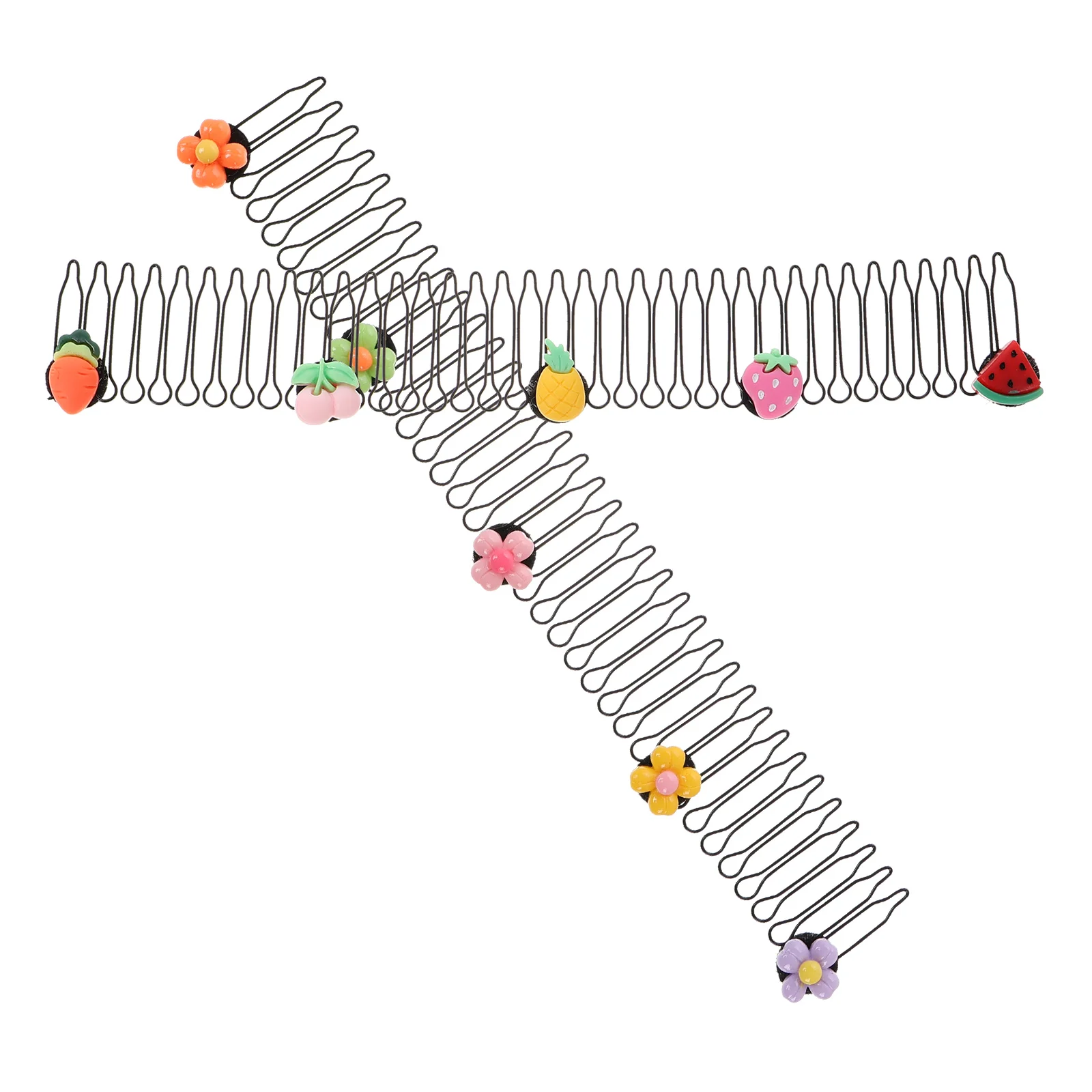 2 قطعة مشط المثبت غير المرئي للأطفال مقاطع الكرتون لطيف أمشاط الشعر الصغيرة أداة تصفيف الشعر إكسسوارات الأطفال الفتيات دبابيس الشعر