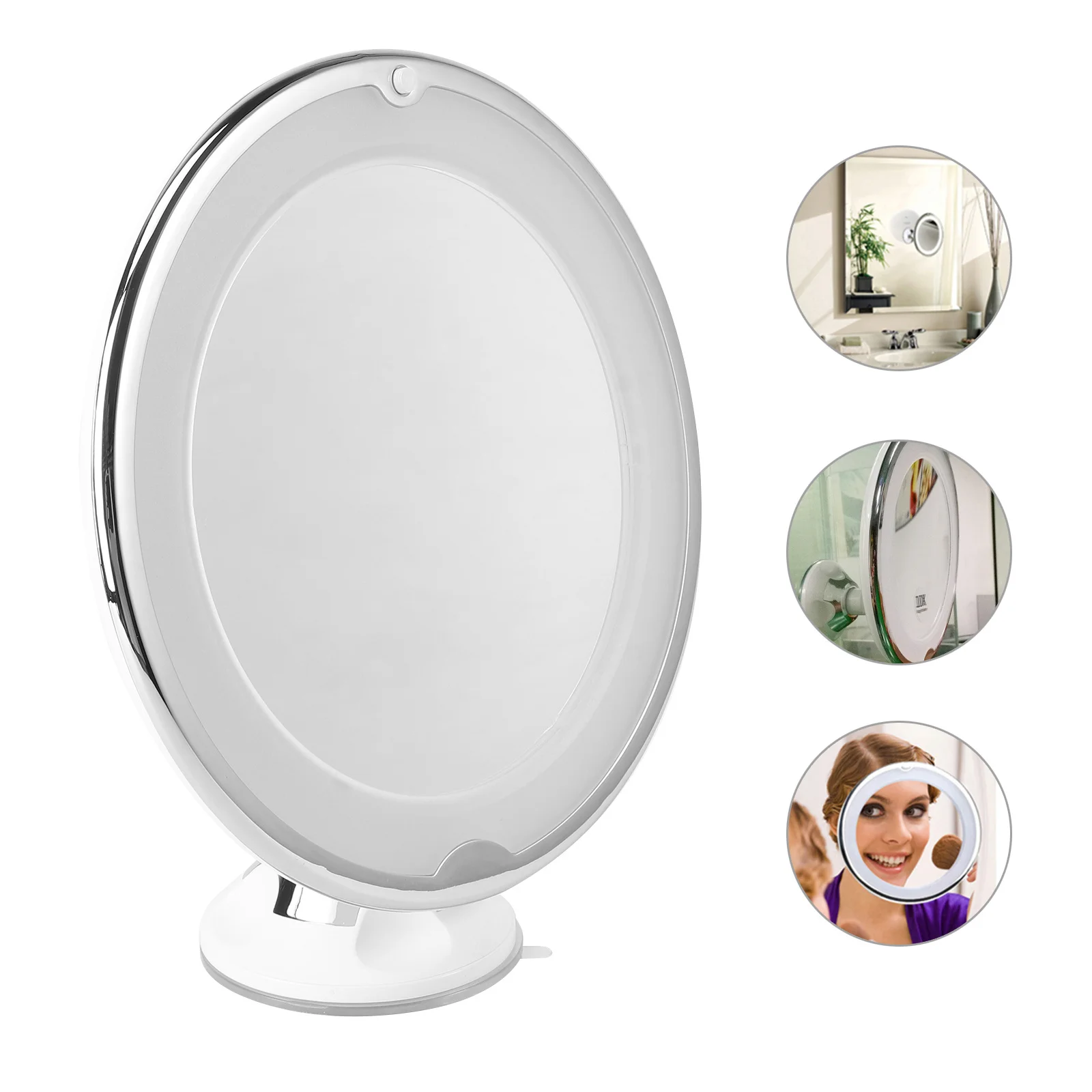 مرآة مكياج مكبرة محمولة 7X مع قوة شفط قوية تناسب أي سطح مسطح مثالي للاستخدام اليومي الروتيني أو أثناء التنقل