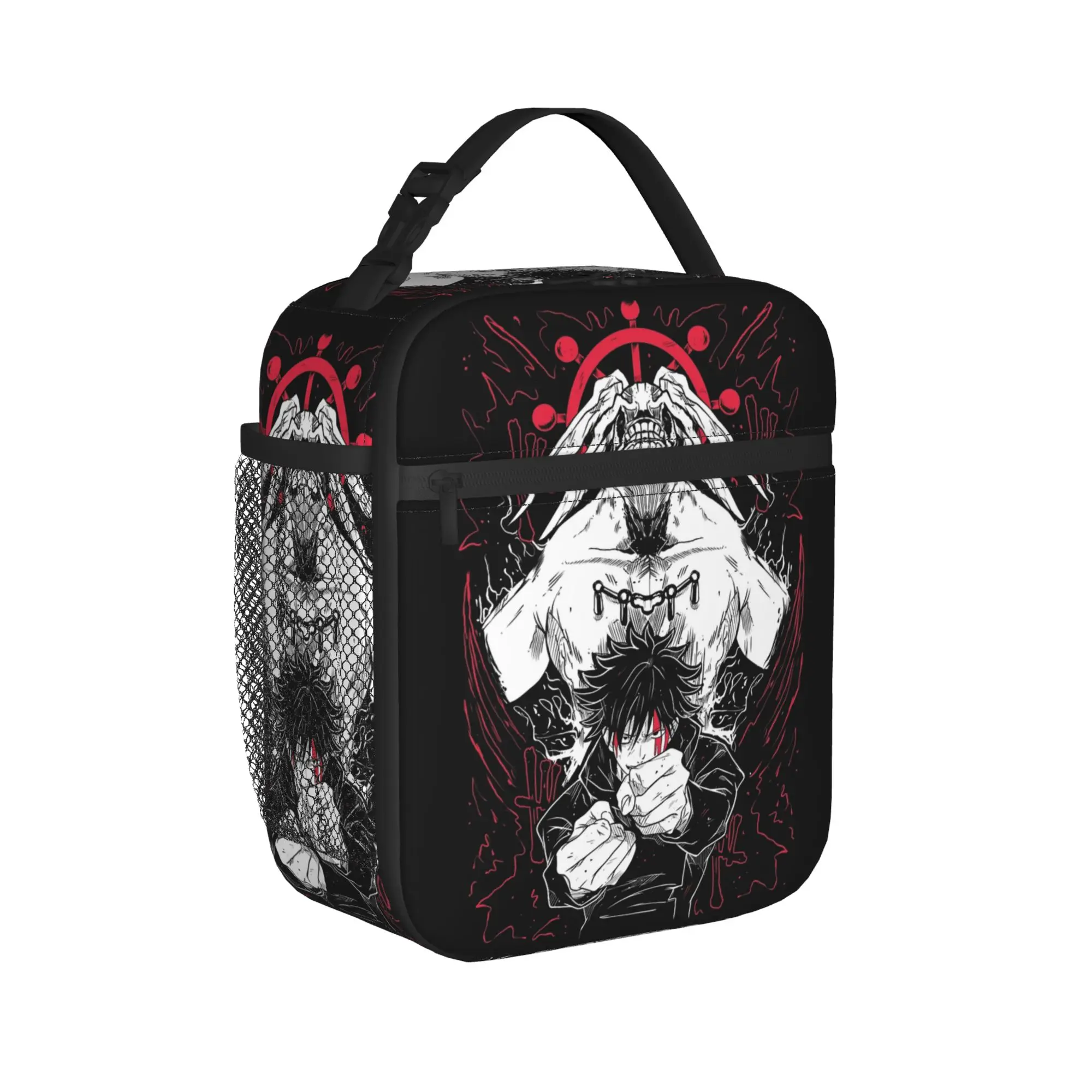 Megumi Fushiguro JJK Anime Thermal Insulated Lunch Bags for Travel  Portable Bento Box Cooler Thermal Food Box