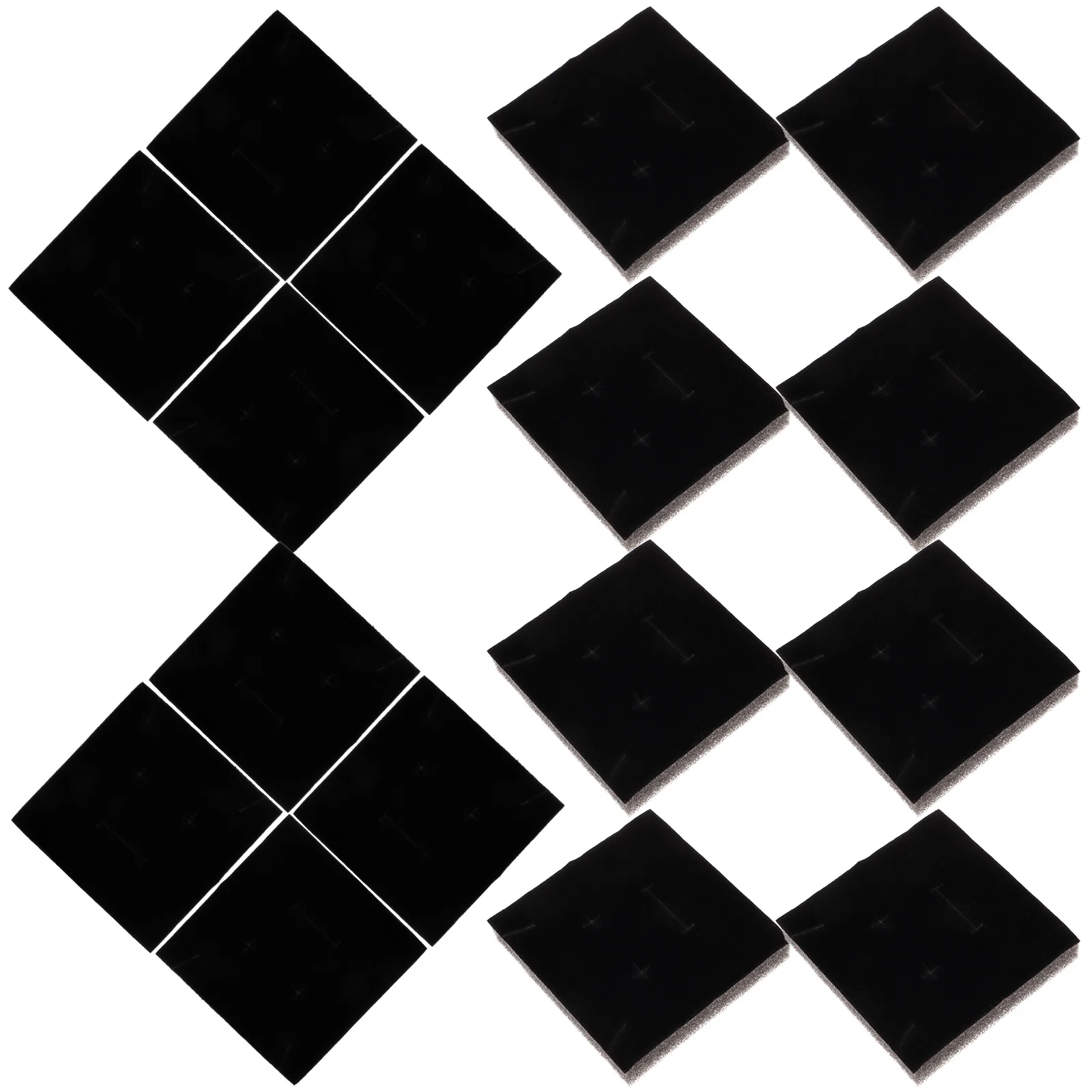 20 Pcs Jewelry Foam Padding Sponge Lining Sponges Ring Organizer Insert Embedded