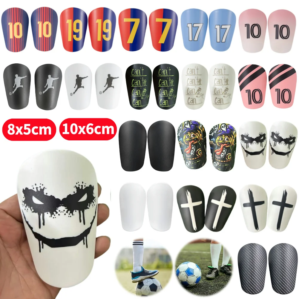 1 Pair Shin Pads EVA Cross Soccer Miniature Shin Guard Shock Absorbing Mini Shin Guards Lightweight for Kids Youth and Adults