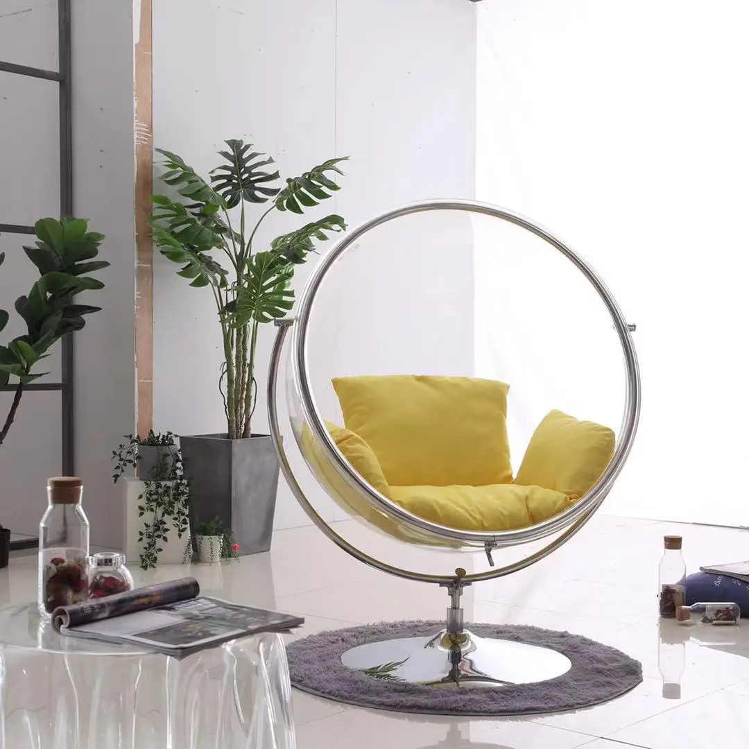 #Translucent bubble chair swing hemisphere Internet celebrity ball hanging hanging basket spherical space glass