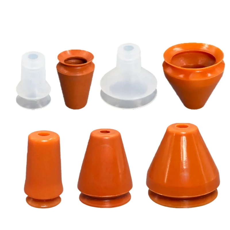 Robot arm double-layer bottle embryo vacuum suction nozzle silicone FL20/35/40 glass bottle cosmetic bottle suction cup