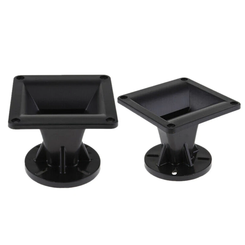 120X120MM Car Tweeter Horn Speaker Flat Mouth Tweeter Horn Speaker Base Stage Speaker Tweeter Connection Seat