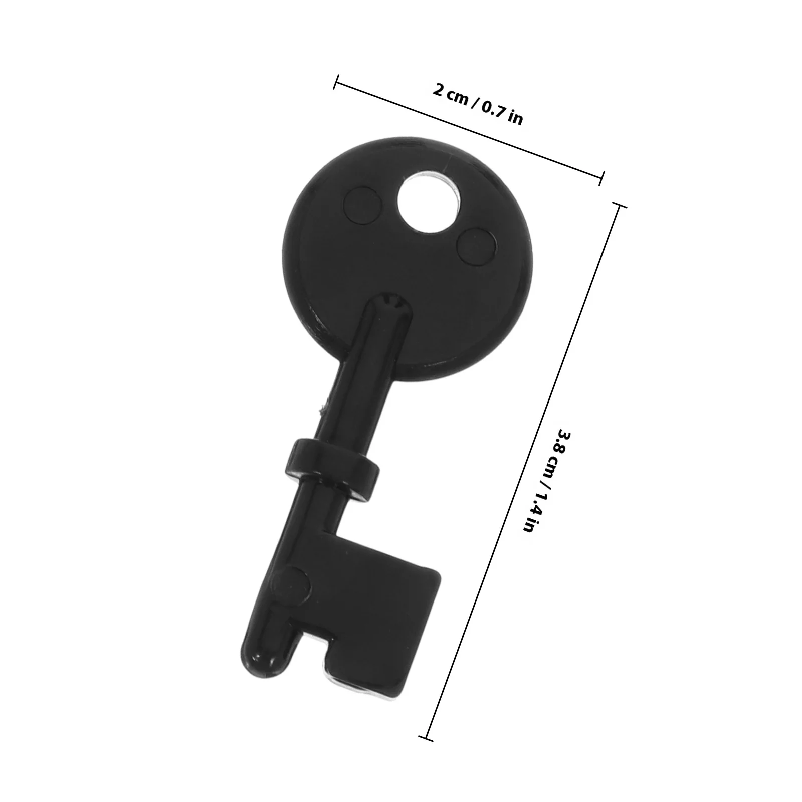 6Pcs Emergency Button Reset Keys Plastic Material Reusable Alarm Button Panel Keys for Emergency and Commercial Use