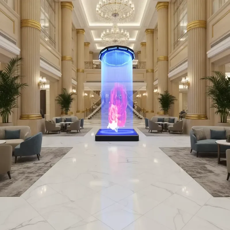 Digital Stainless Steel Water Curtain 220V Indoor Outdoor Landscape Decoration Colorful Waterfall Wall DIY Environmental
