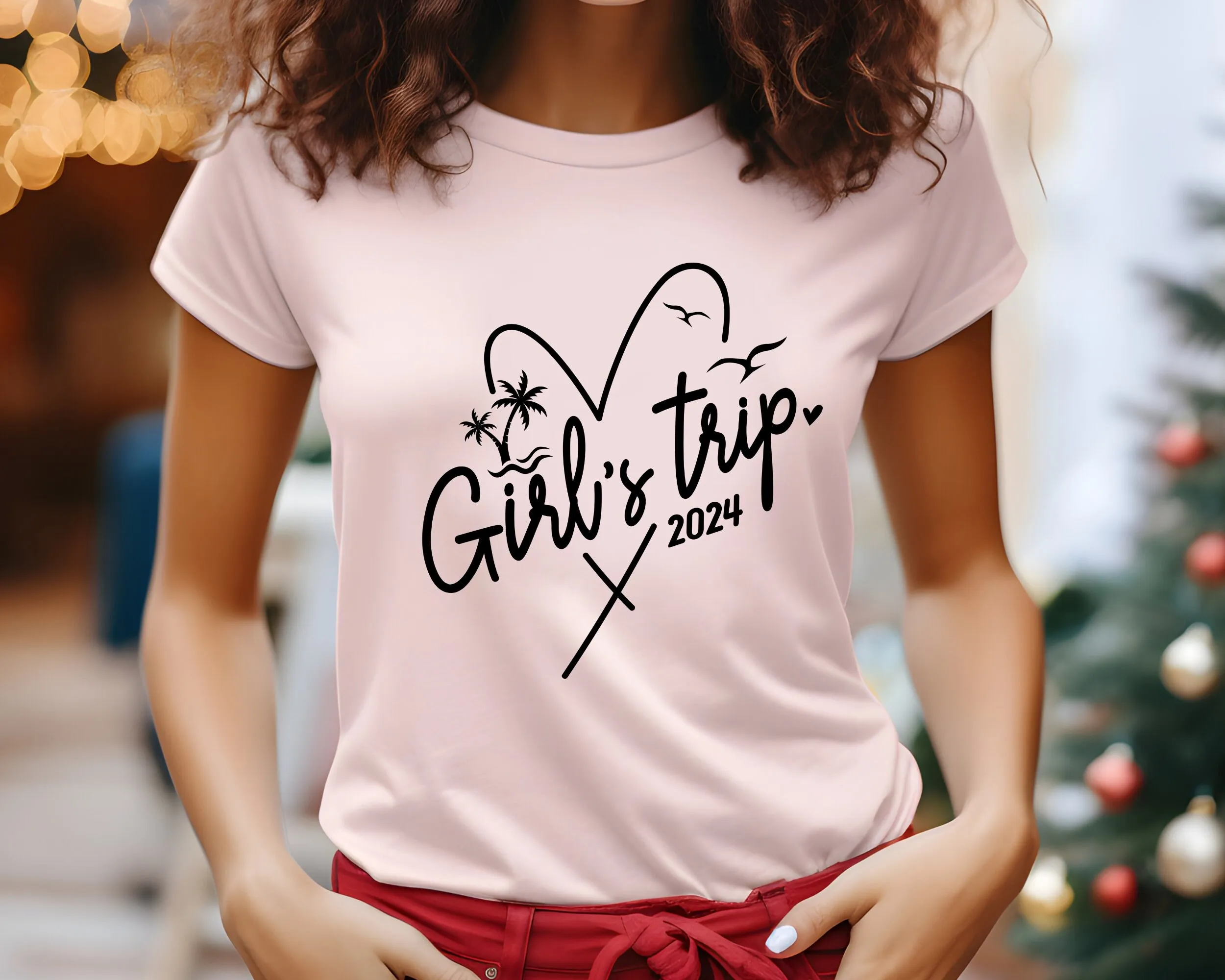 Girls Weekend 2024 T Shirt Night Out Trip Sweat Besties Party Girl'S Vacay Mode